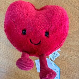 ❤️ Jellycat Arlette Heart Macaron Plush – Red Valentine’s Stuffed Toy – NWT